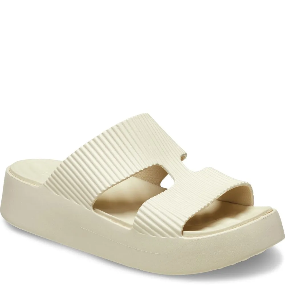 Dames Slippers Crocs Getaway Platform H-Strap