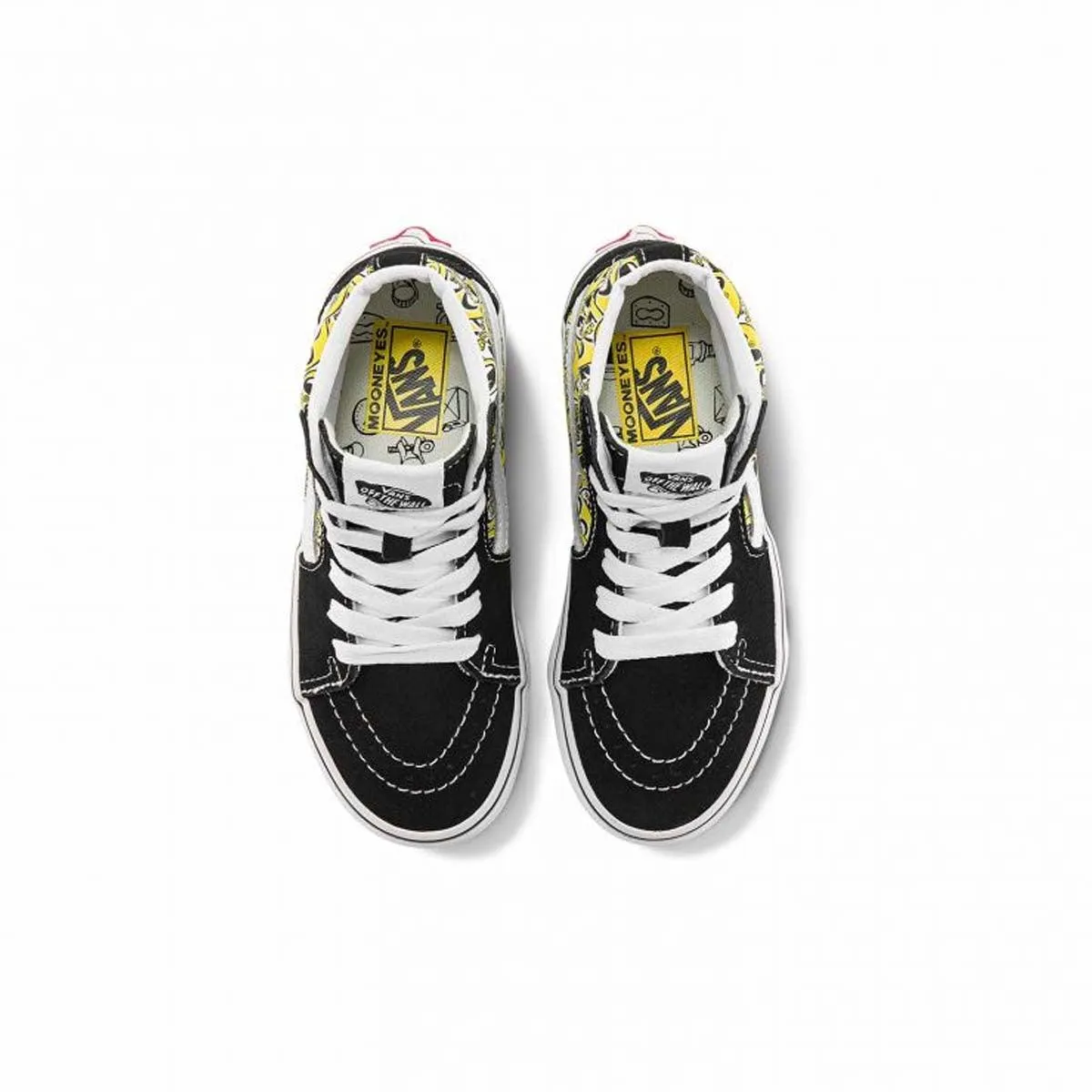 Best Casual Shoes For Cycling   Mooneyes Kid's SK8-Hi 'Black Yellow'