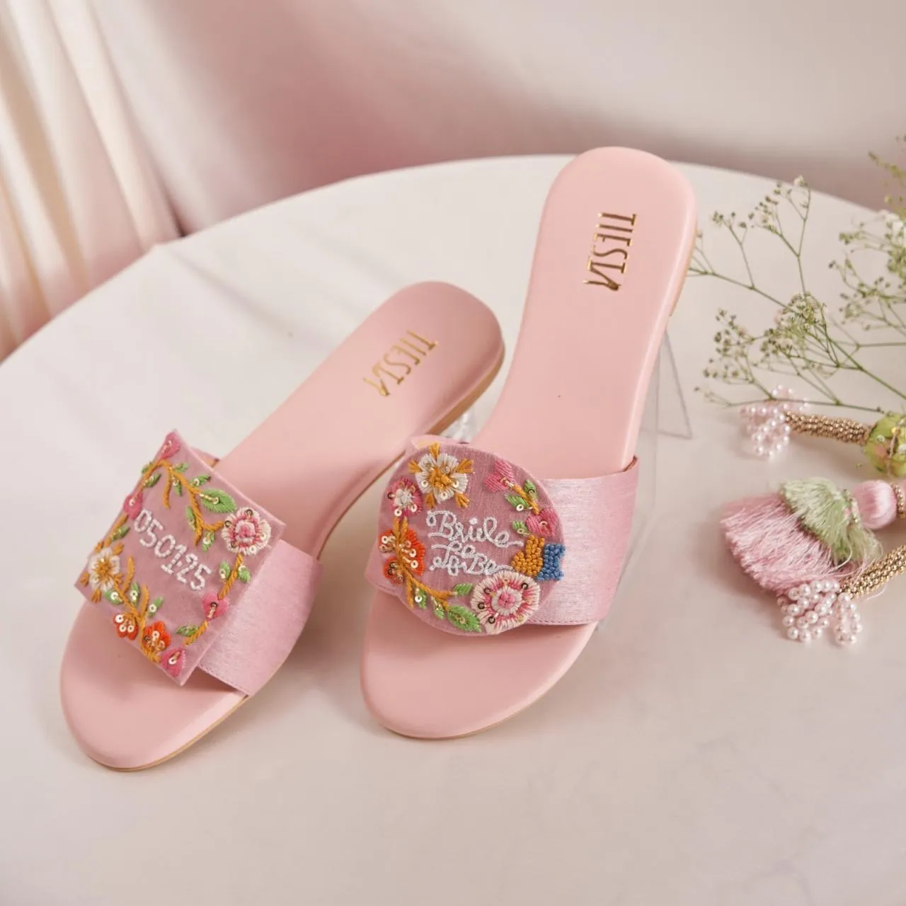 Slides For Toddlers Customizable Bride-to-Be Sliders - Wedding favours