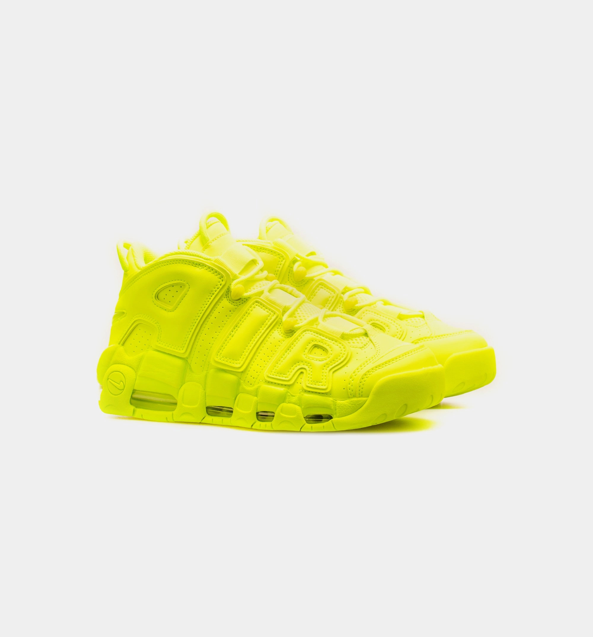 Nike Shoes By Kevin Durant Air More Uptempo Volt Mens Lifestyle Shoes - Yellow