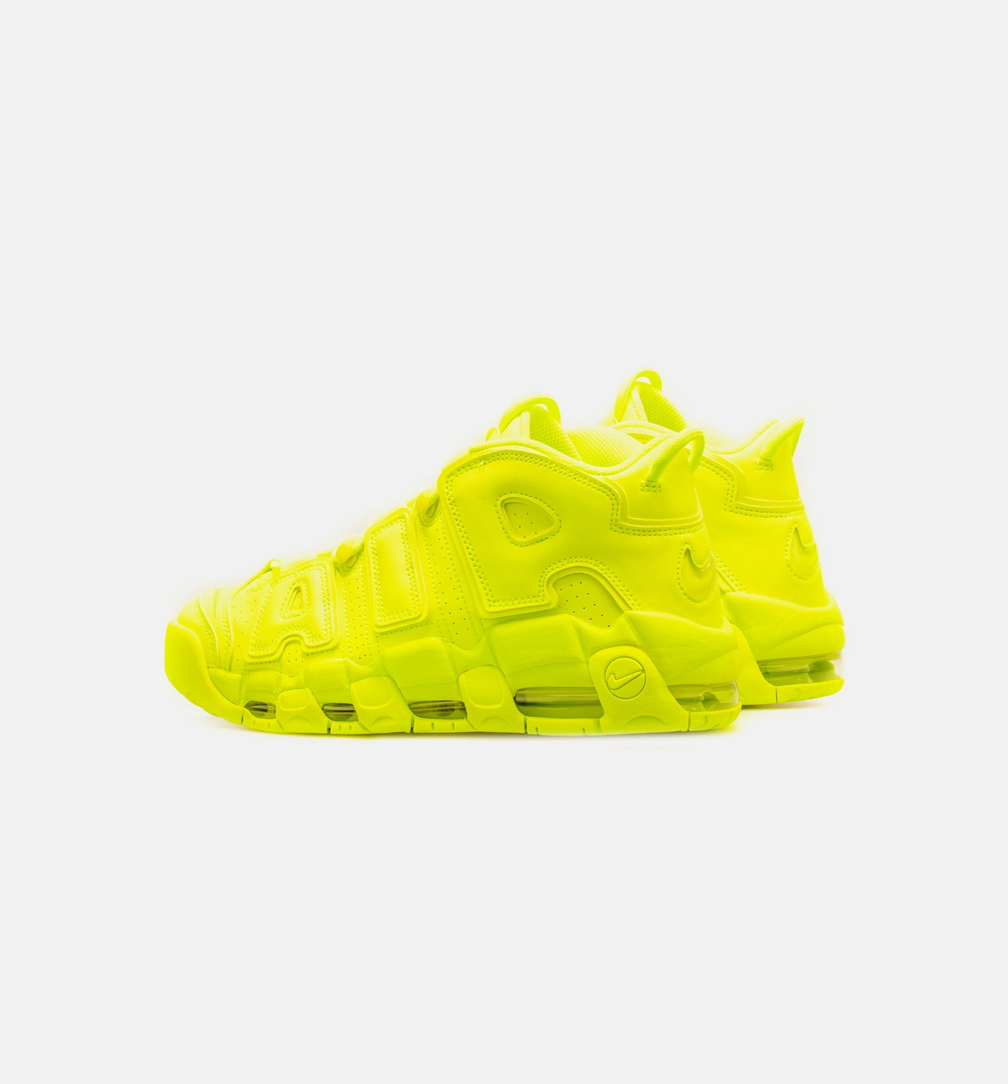 Air More Uptempo Volt Mens Lifestyle Shoes - Yellow Shoe Sizing Chart Nike