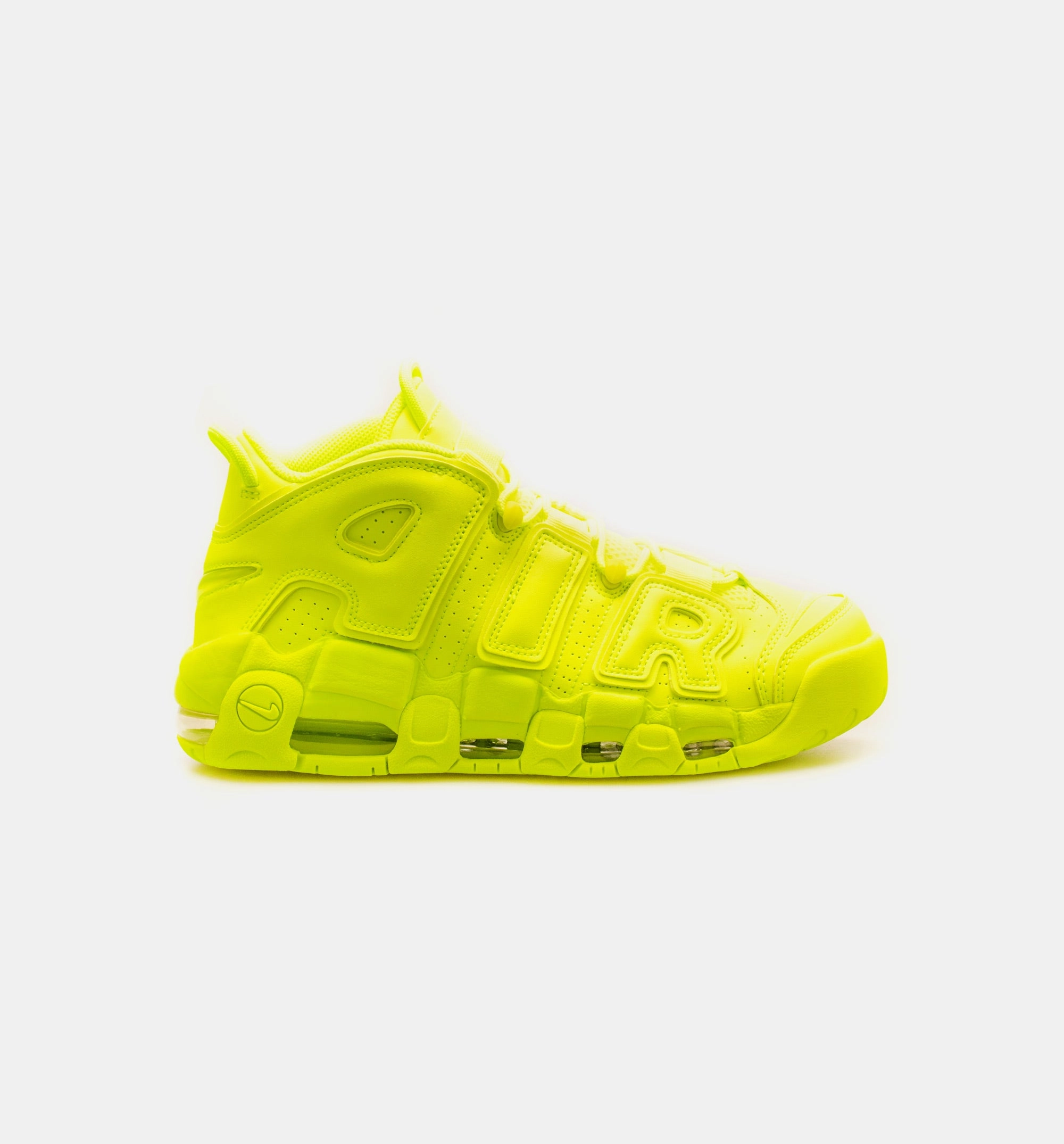 Nike Closeout Running Shoes Air More Uptempo Volt Mens Lifestyle Shoes - Yellow