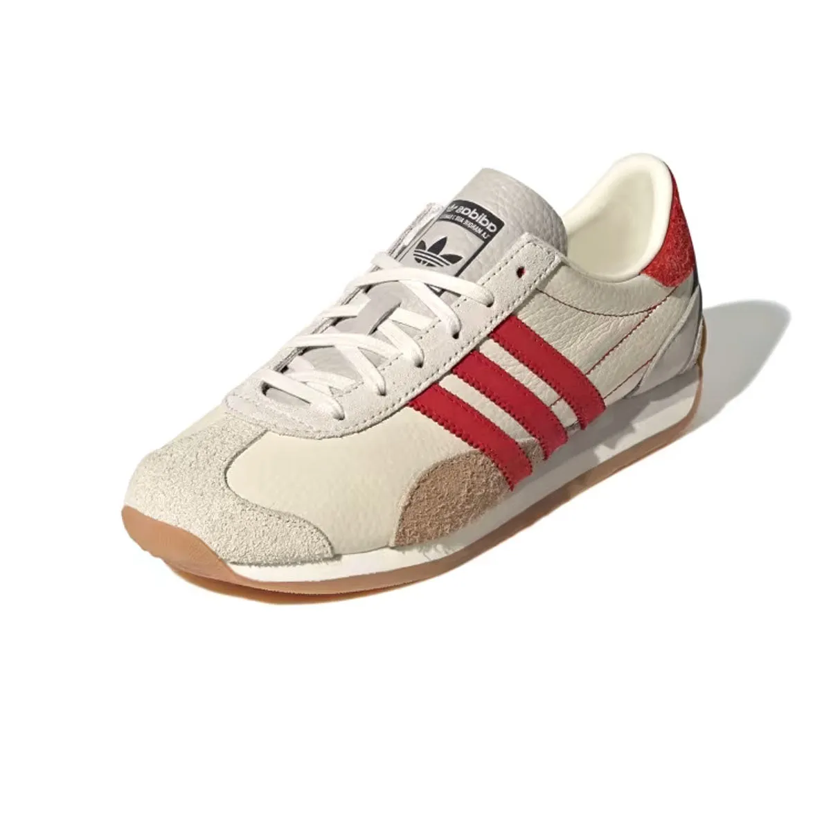 Adidas Running Shoes Traction Technology Wmns Country OG 'Off White Better Scarlet'