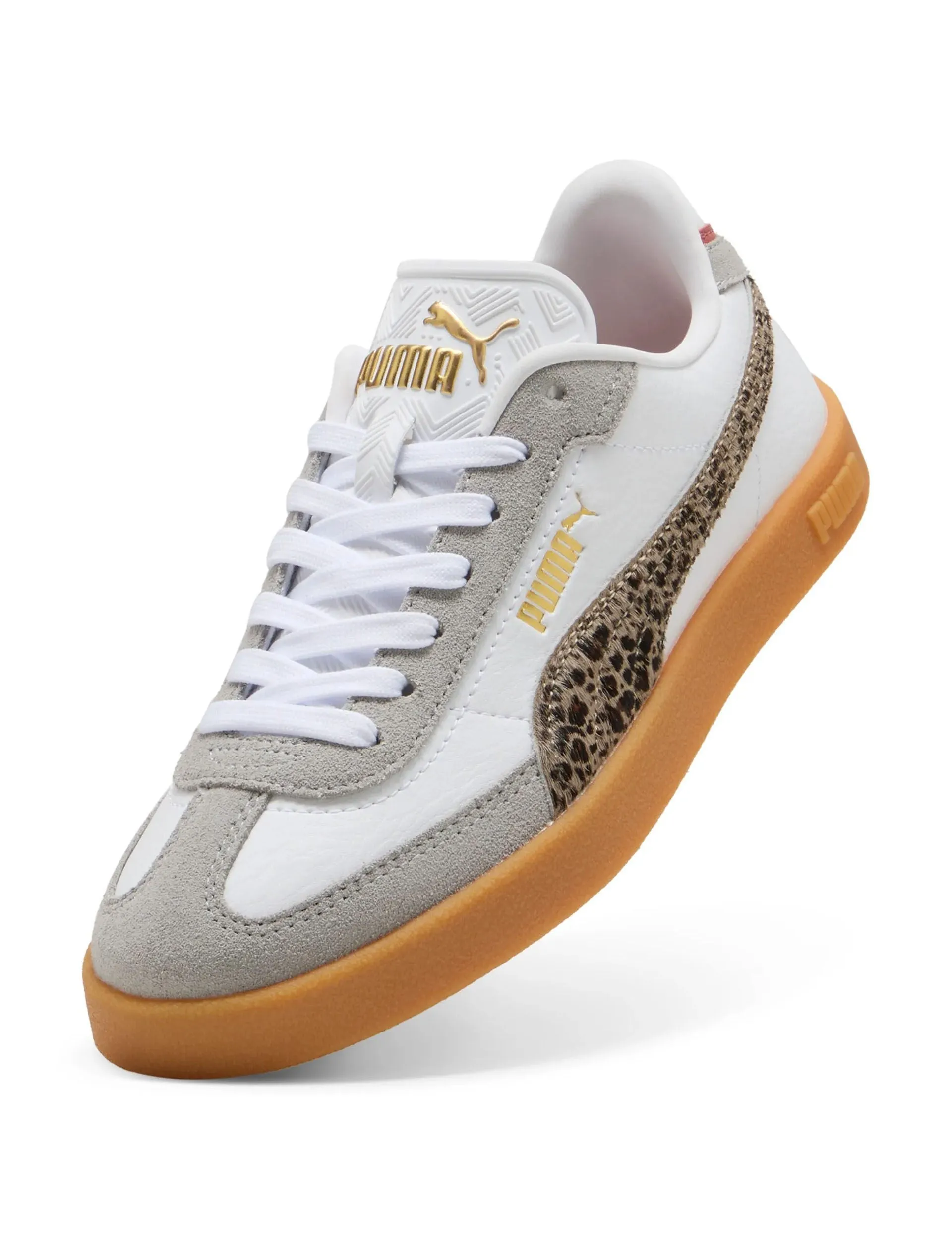 Club II Era Animal Flair Sneakers - White/Dusky Grey/Grey Echo Puma Drift Shoes