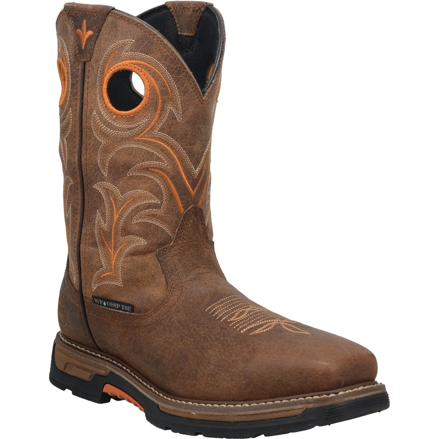 Male Boots DAN POST COMPANY Men's Storms Eye-Waterproof - Brown