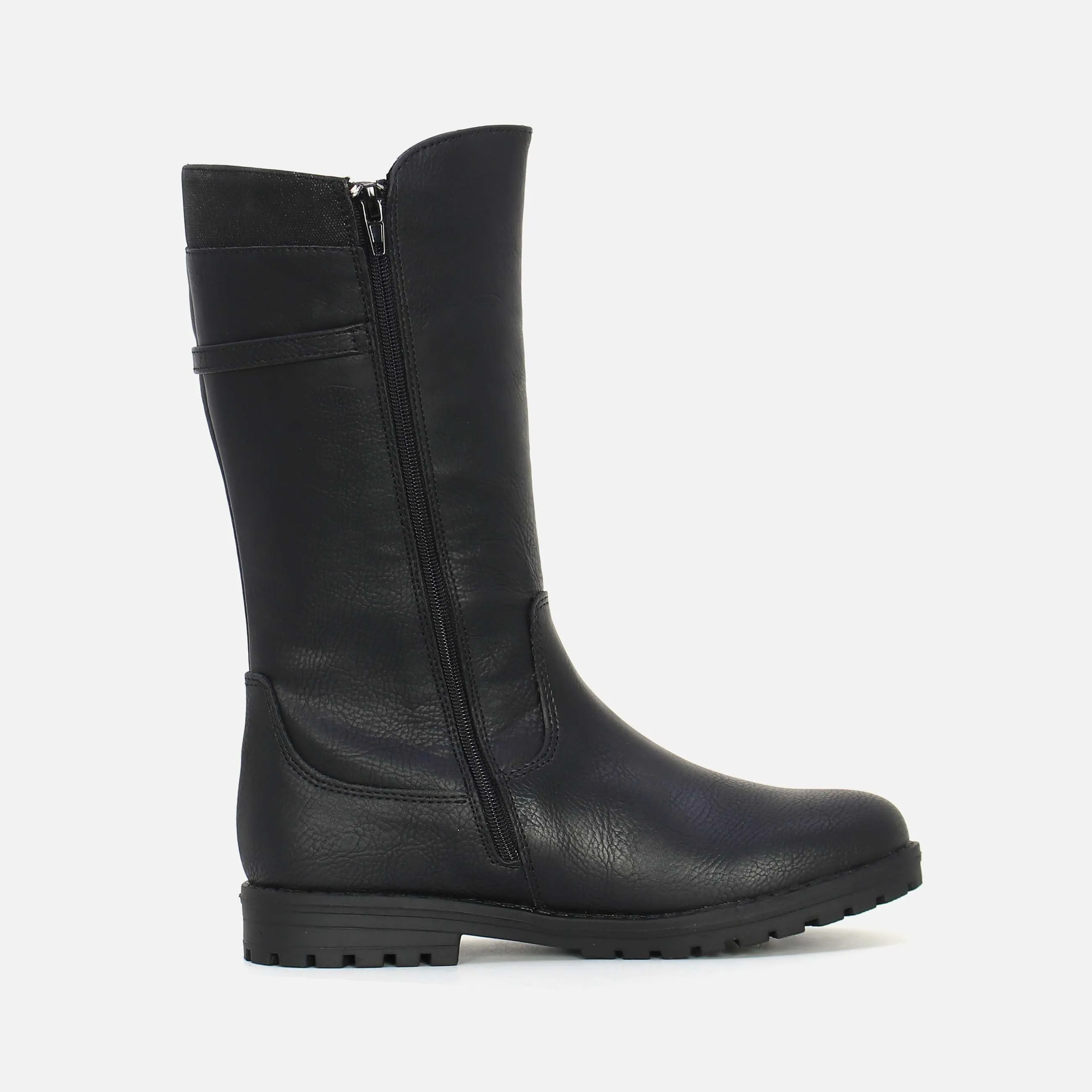 Heeled Tall Boots GIRLS CASUAL ZIPPER BOOTS