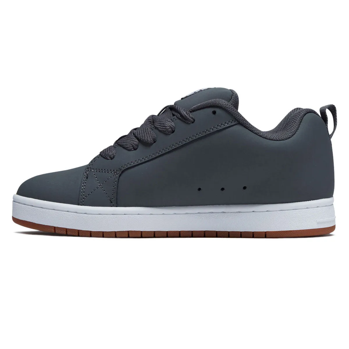 Quality Skate DC Court Graffik Shoes - Grey/White