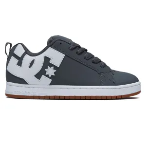DC Court Graffik Shoes - Grey/White Shadow Skate Shoes