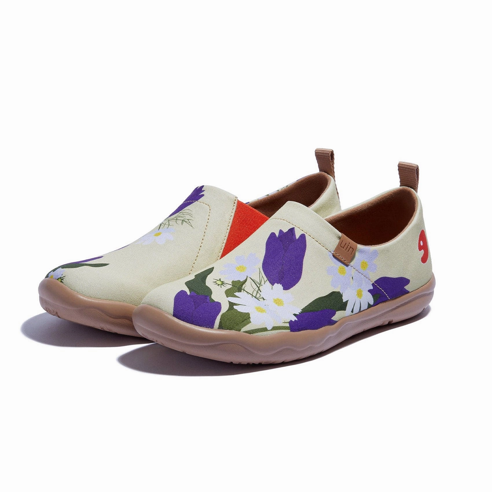 Shacrelite Moc Casual Shoes Purple Tulips Toledo I Women