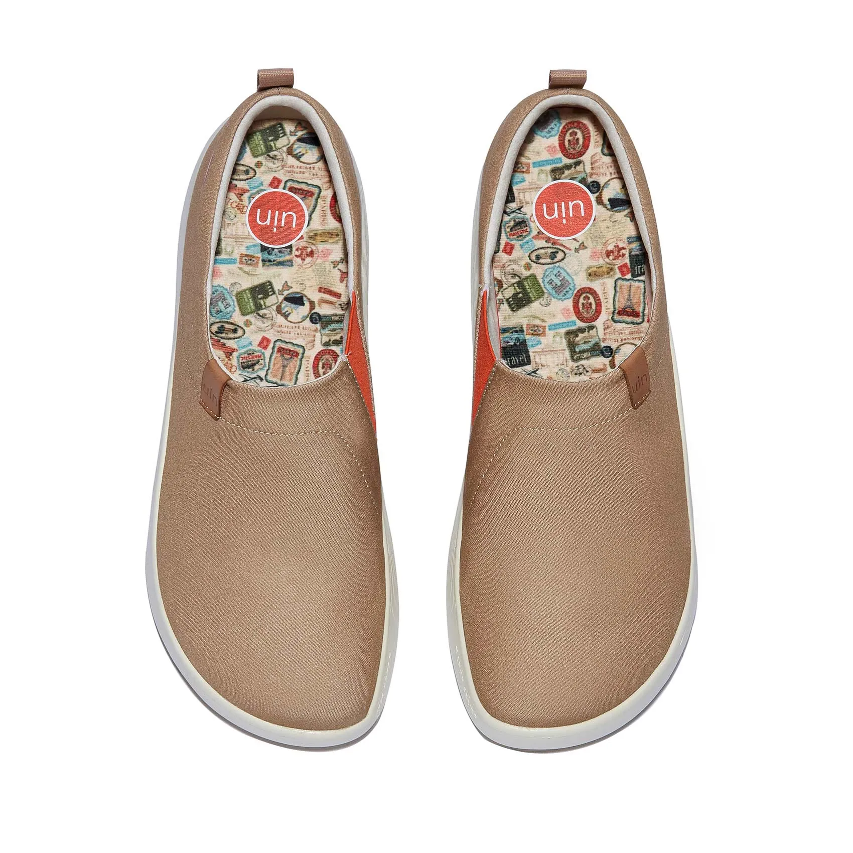 Comfortable Business Casual Walking Shoes Khaki Brown Toledo X Men