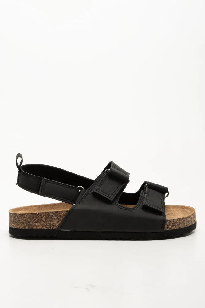 Double Band Sandals Black Bunions In Sandals