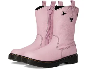 Corcoran Boots Dr. Martens Bex Heart 31948148 Boots Kids Pink Leather Round Toe JOBB441