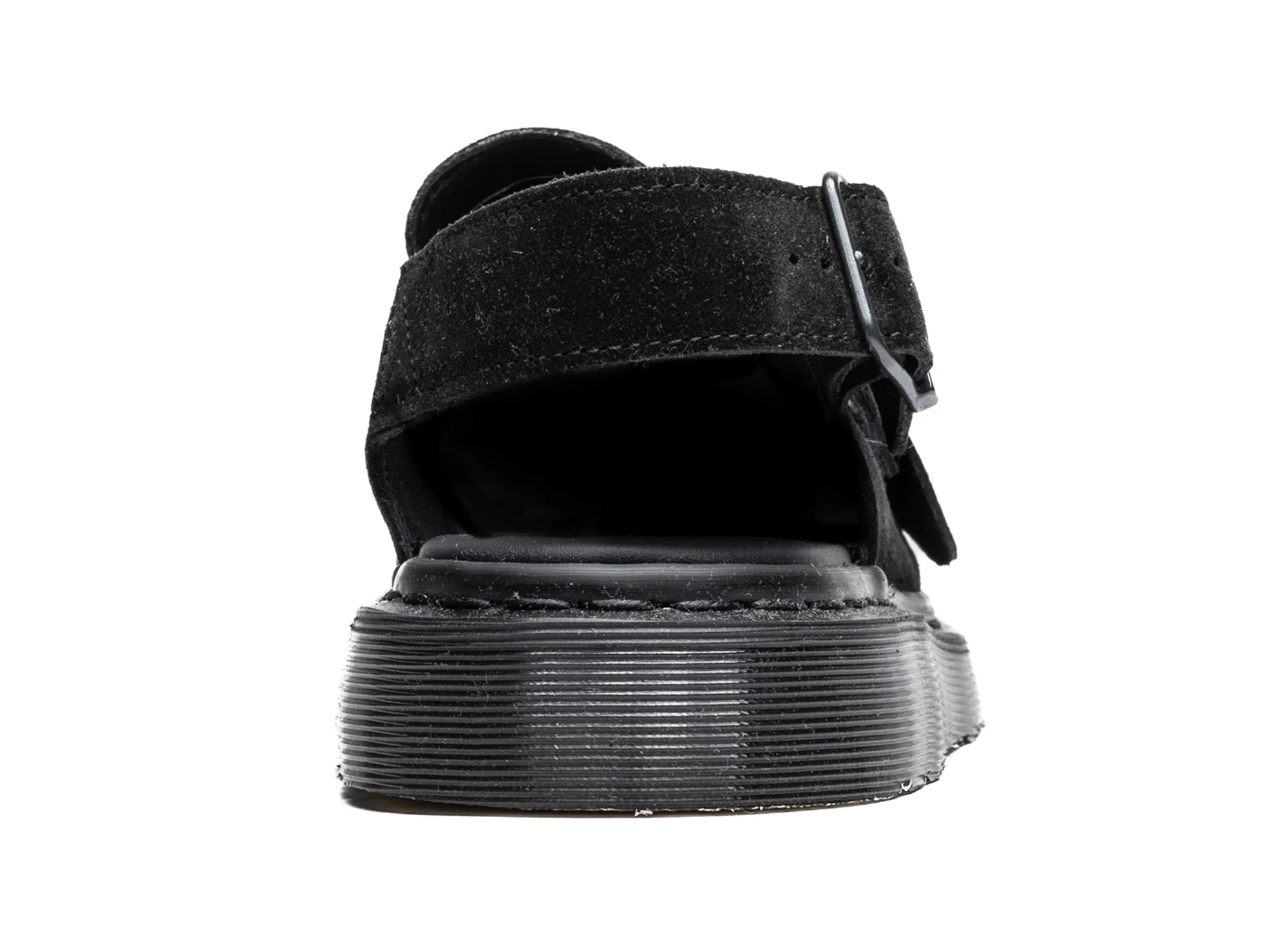 Platform Block Heel Sandals Dr. Martens Jorge Made in England Suede Mules