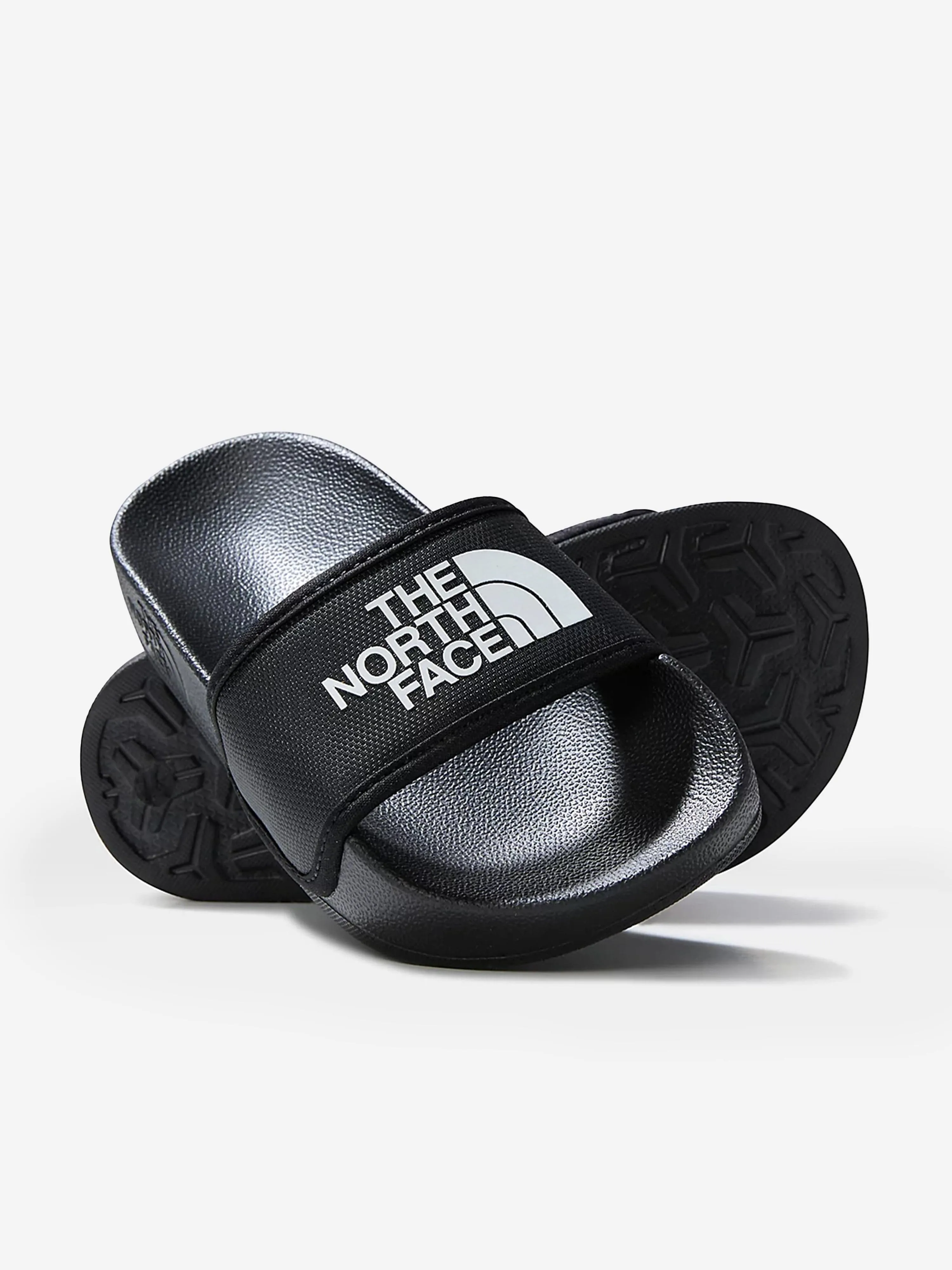 The North Face Kids Base Camp Sliders III in Black Custom Hotel Slippers
