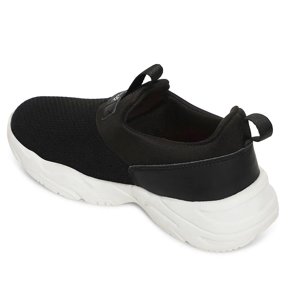 Hoka Gym Training Shoes Leap7x Black Sports Non Lacing Walking Shoes For Women JIMNY-61E By Liberty