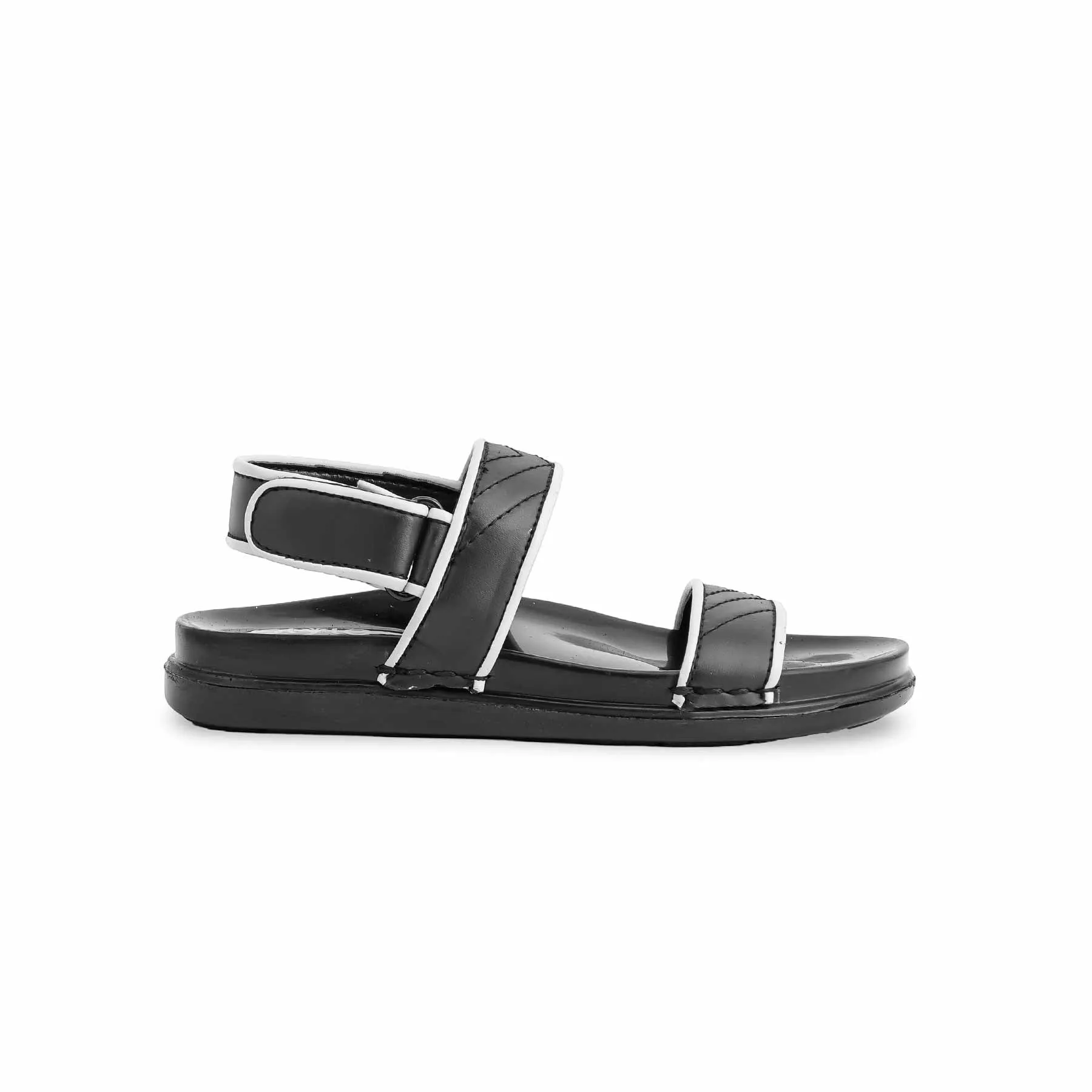 Boys Black Formal Sandal KD9990 Thong Sandals With Heels