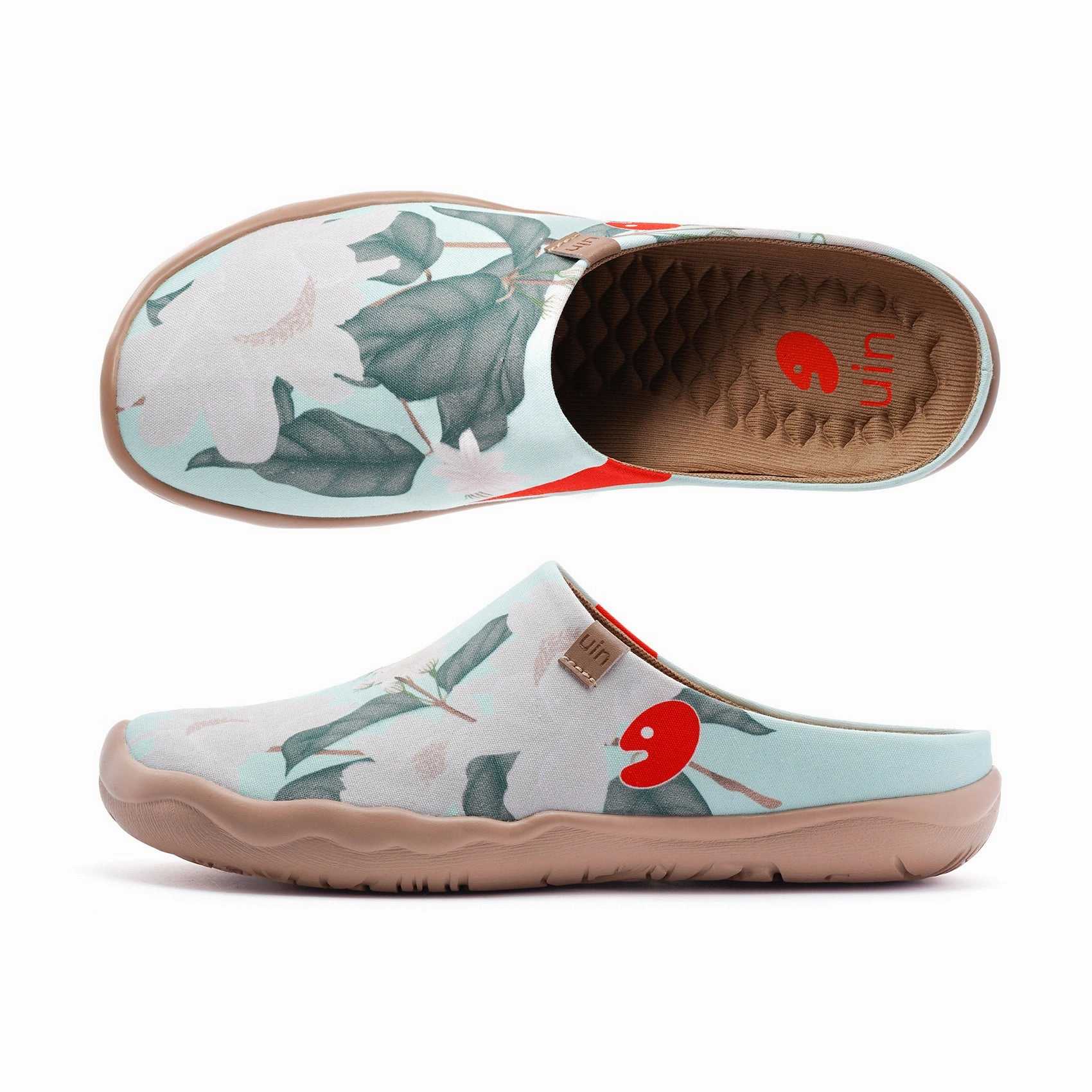 Minty Peony Malaga Slipper Women Casual H&m Shoes
