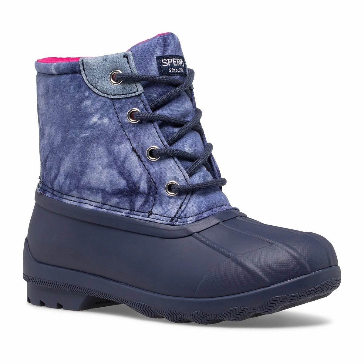 Sperry Top-Sider SCL165398 Kids  Navy Round Toe Ankle Duck Boots JOBB1109 Cute Knee High Rain Boots