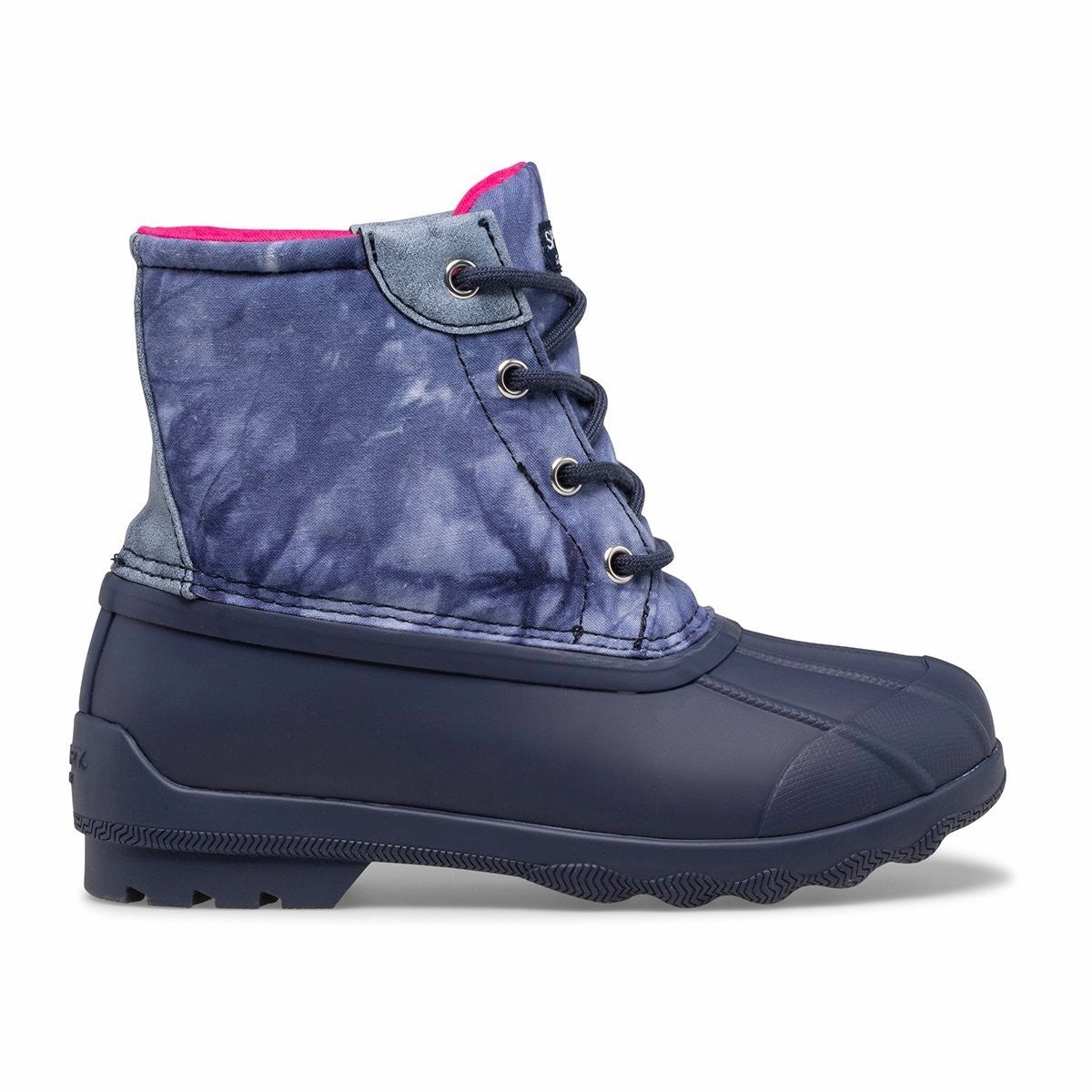 Rain Boots With Butterflies Sperry Top-Sider SCL165398 Kids  Navy Round Toe Ankle Duck Boots JOBB1109