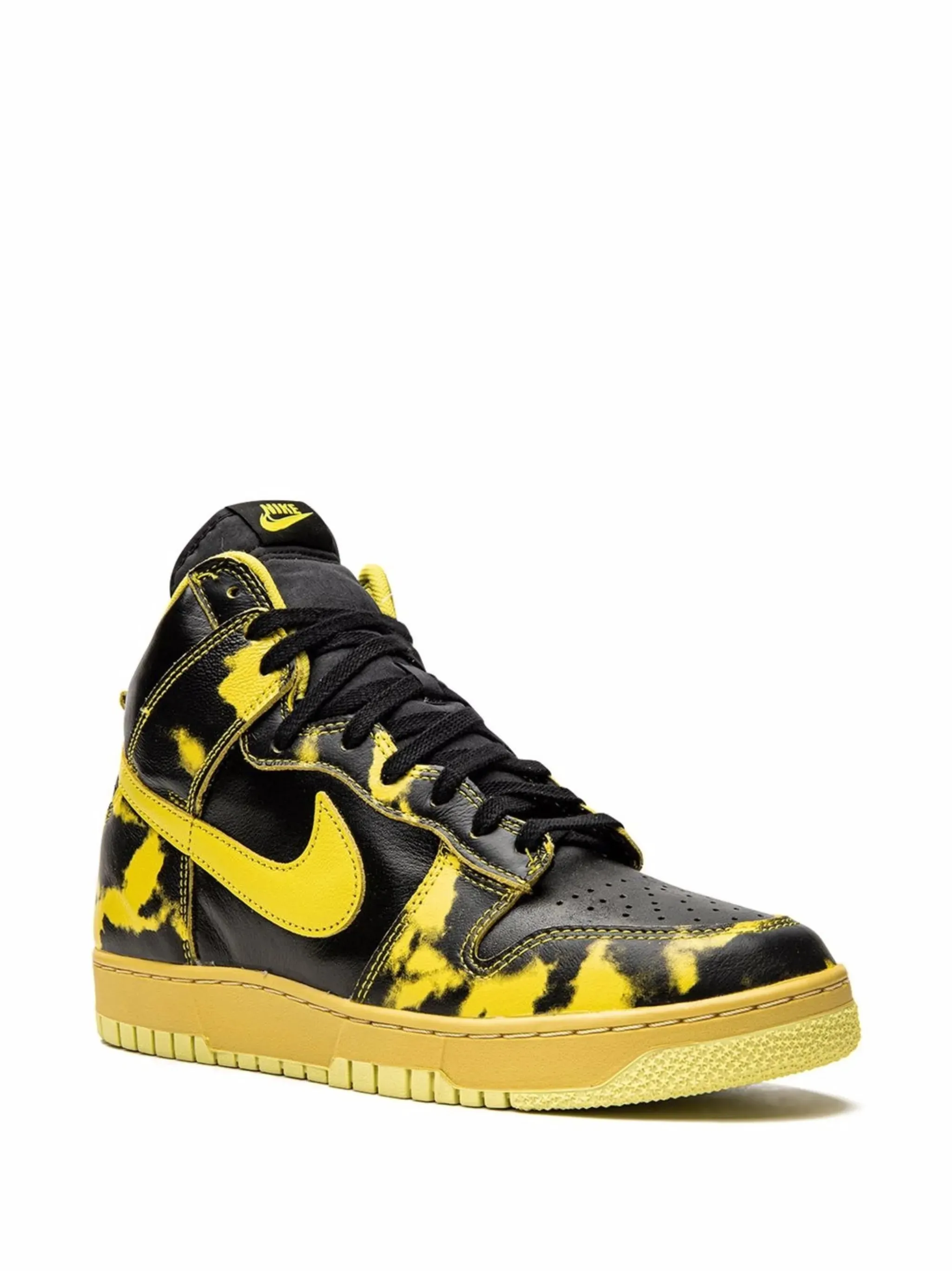 Dunk High 1985 "Yellow Acid Wash" sneakers Dress Shoes With Casual Wear