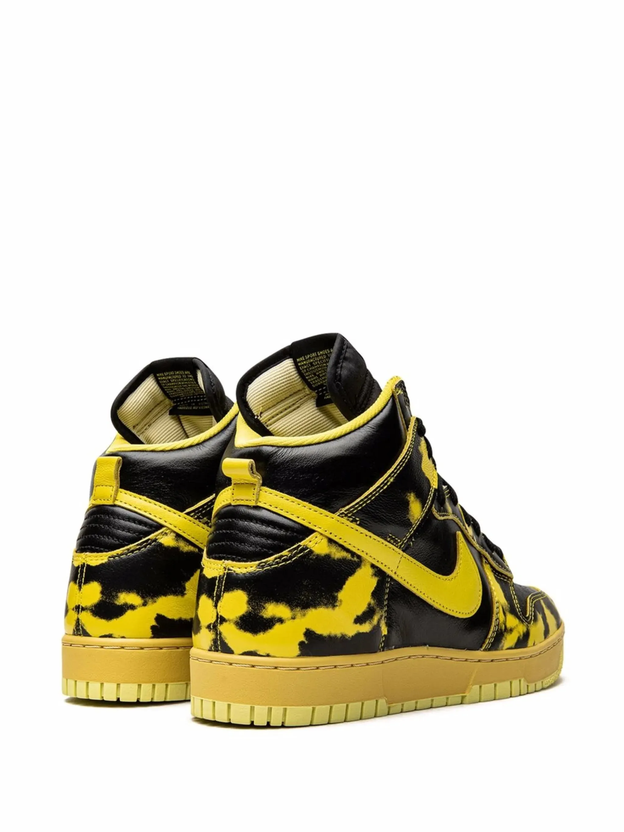 Dunk High 1985 "Yellow Acid Wash" sneakers Most Comfortable Business Casual Shoes