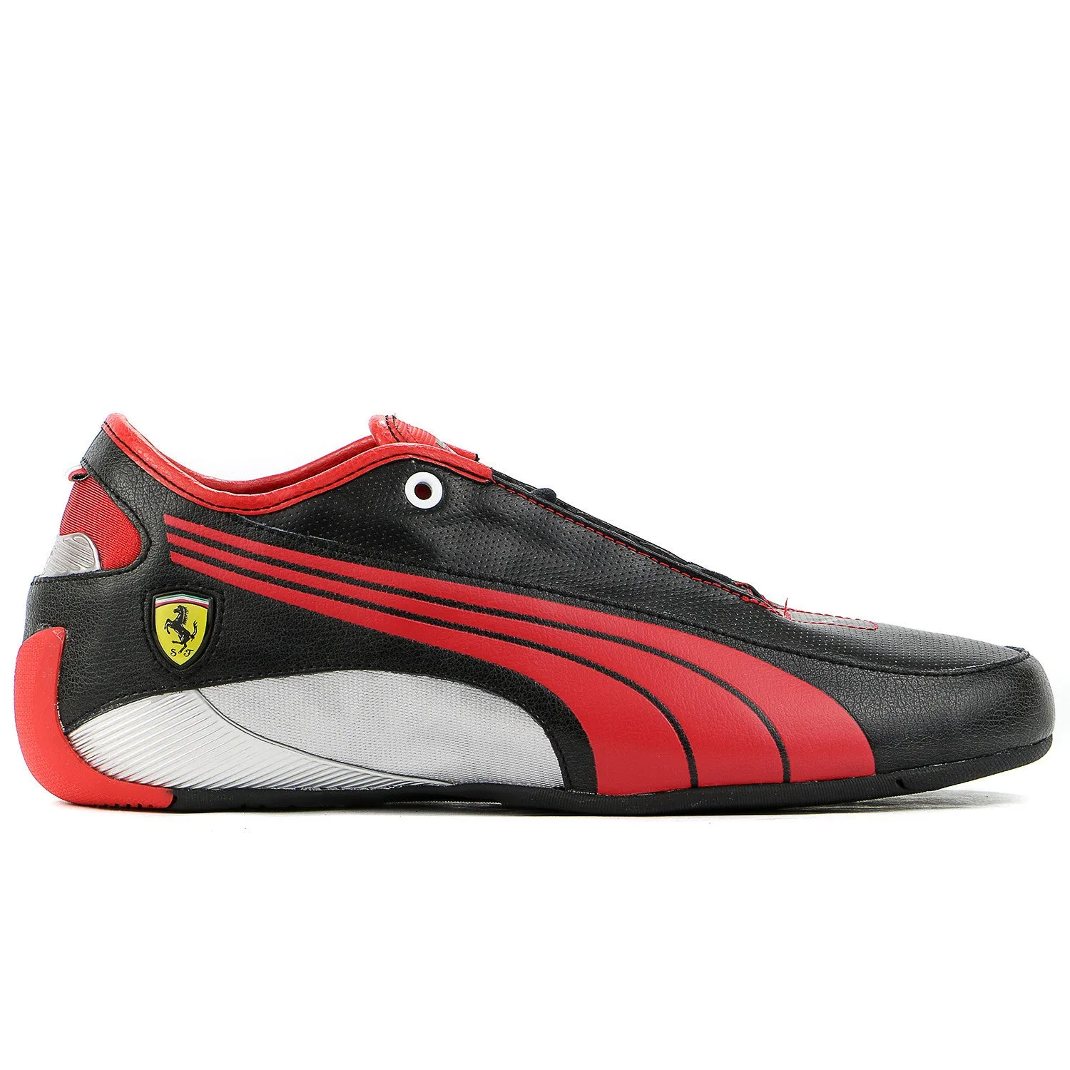 Puma Alekto Low SF NM Fashion Sneaker Shoe - Black/Rosso Corsa - Mens Puma Rs X Shoes