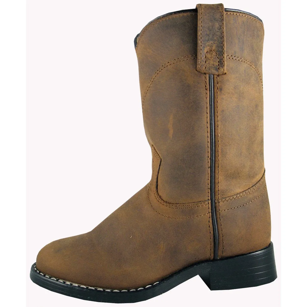 Smoky Mountain Youth Oiled Distress Brown Warm Weather Rain Boots