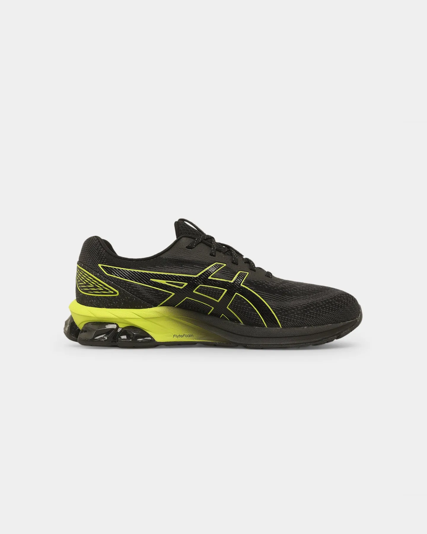 Asics Gel-Quantum 180 VII Black/Neon Lime Asics Narrow Running Shoes