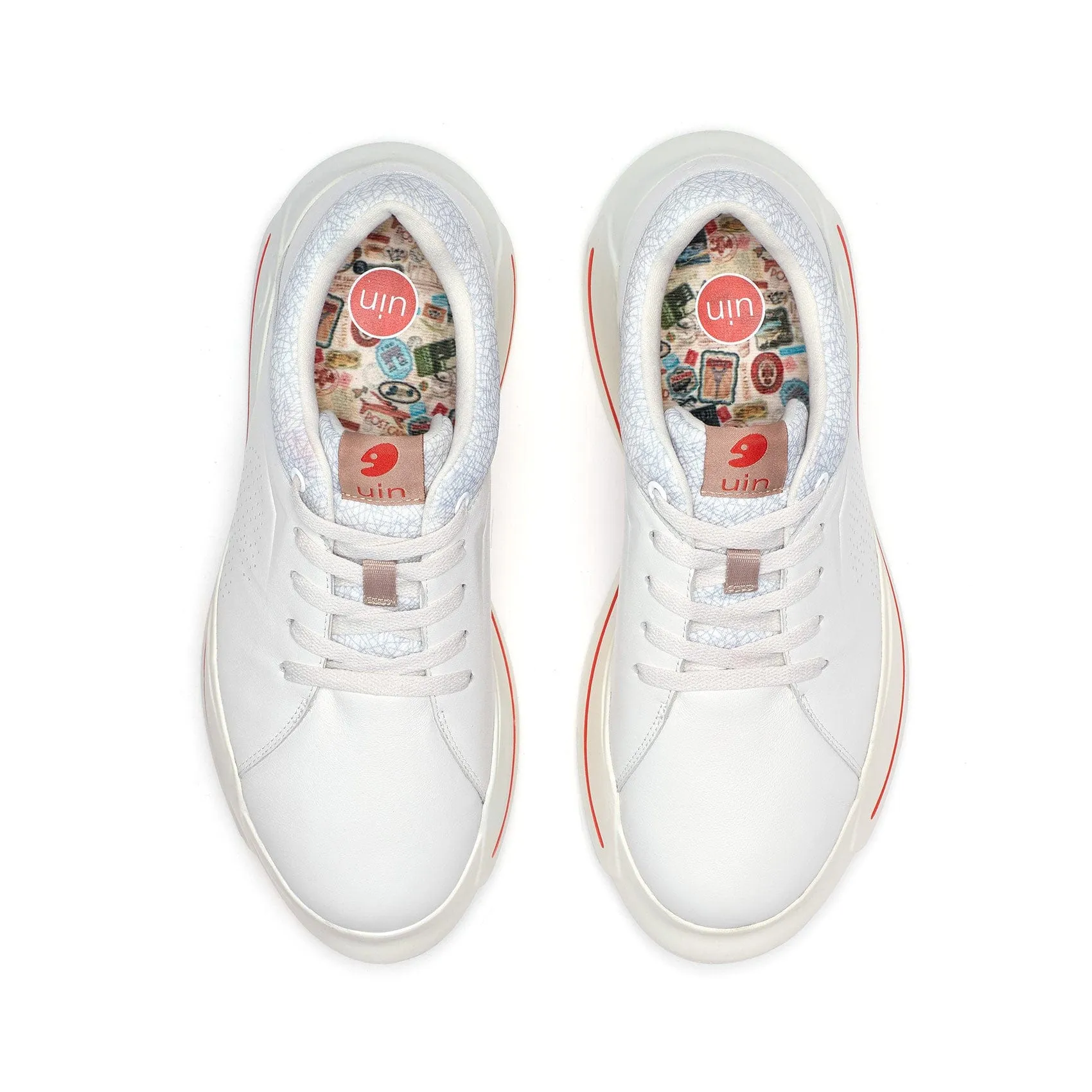 Punk Skate Shoes Bright White Santander I Men