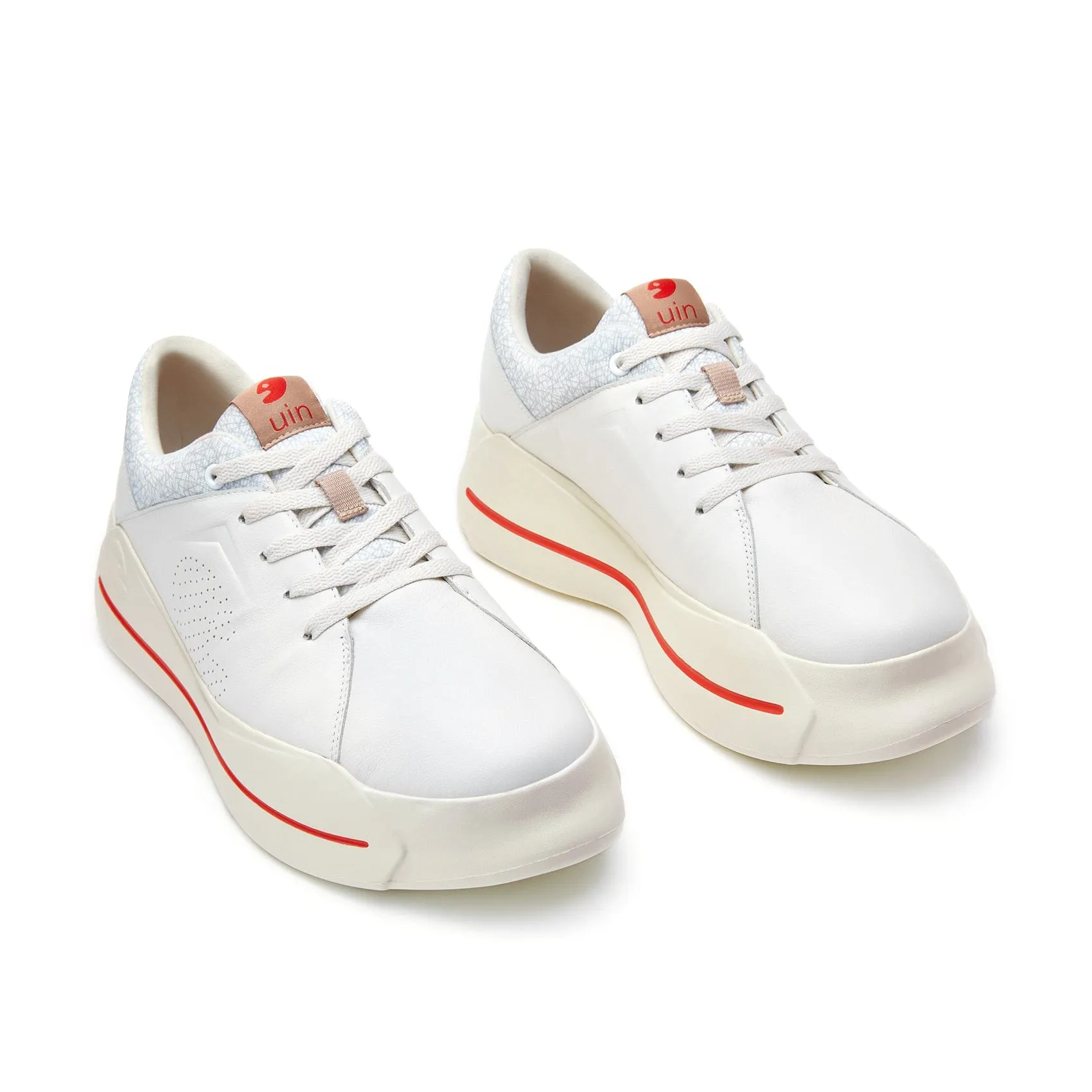 Bright White Santander I Men Slip Resistant Skate Shoes