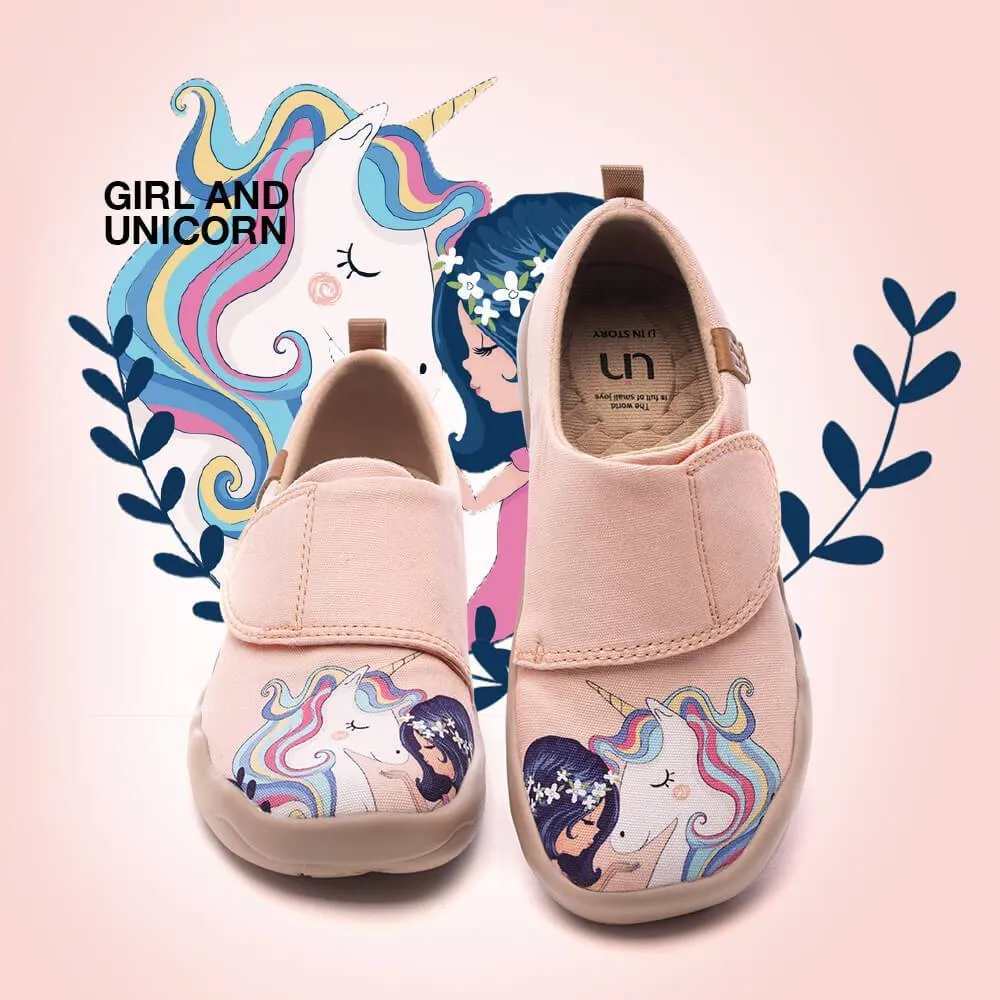 Court Vision Low Casual Shoes GIRL AND UNICORN Canvas Kid