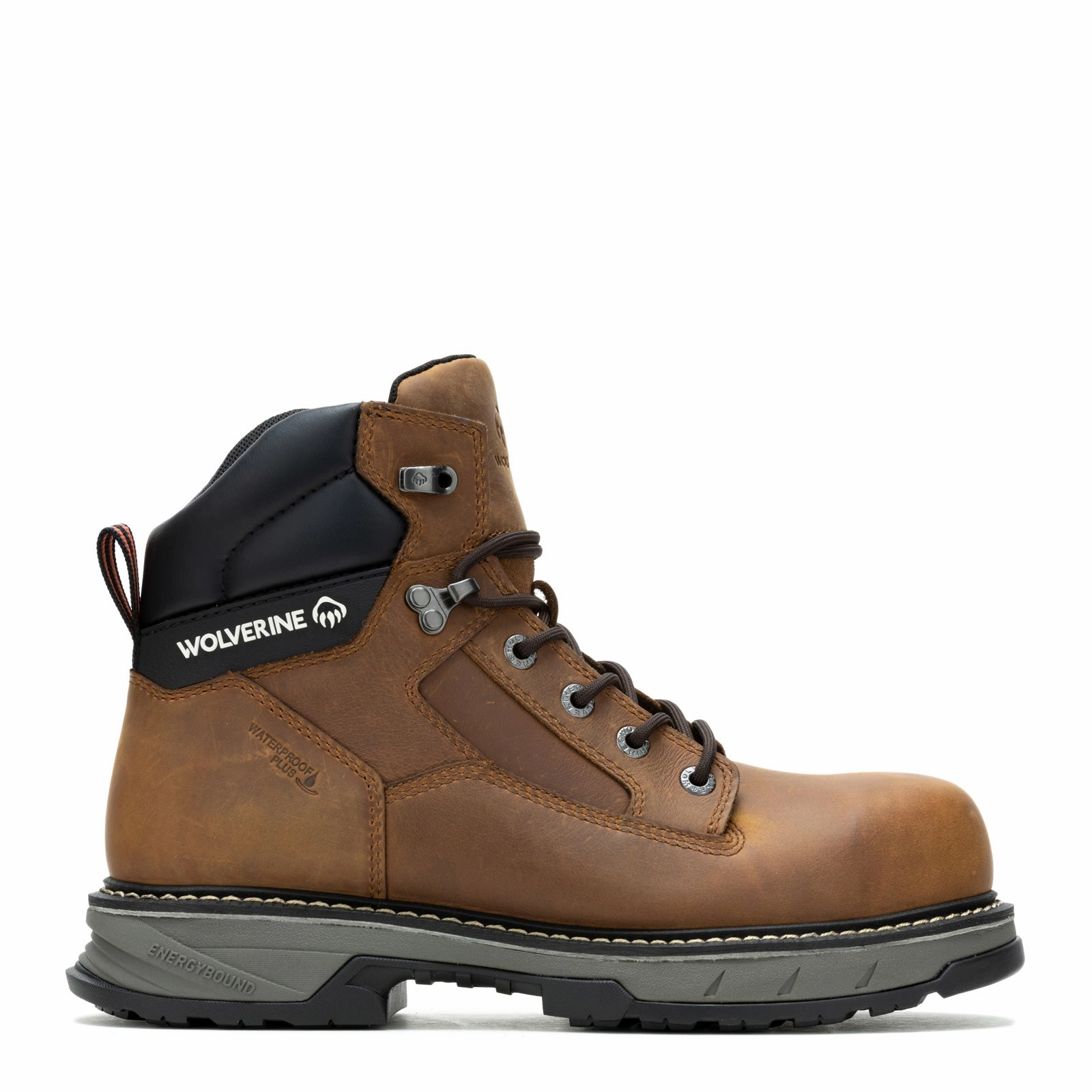 Pro Safety Boots Men's Wolverine Boots, ReForce EnergyBound CarbonMax 6 Inch Work Boot