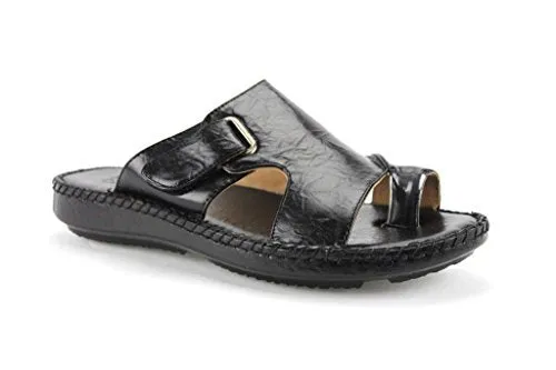 Men's 71205 Leather Linning Peasant Toe Slip On Sandals Sandals Royal Bahamas