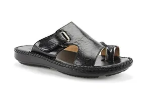 Tire Sandals Men's 71205 Leather Linning Peasant Toe Slip On Sandals