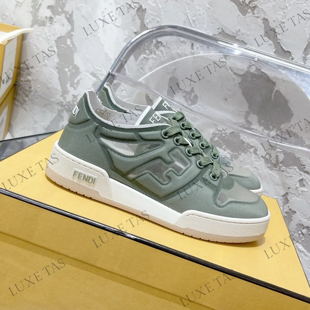 Best Casual Skate Shoes Green Mesh Low Tops FF Match Designer Sneakers for Women
