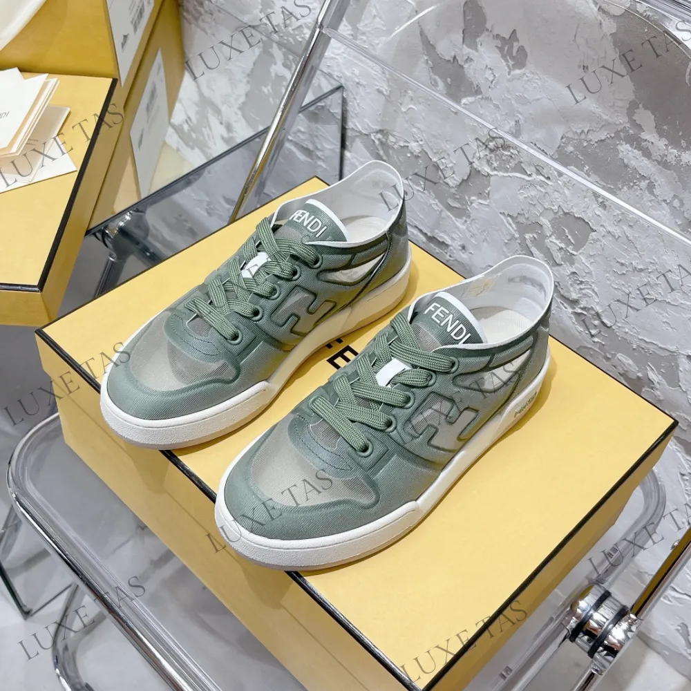 Green Mesh Low Tops FF Match Designer Sneakers for Women Ff14 Casual Shoes