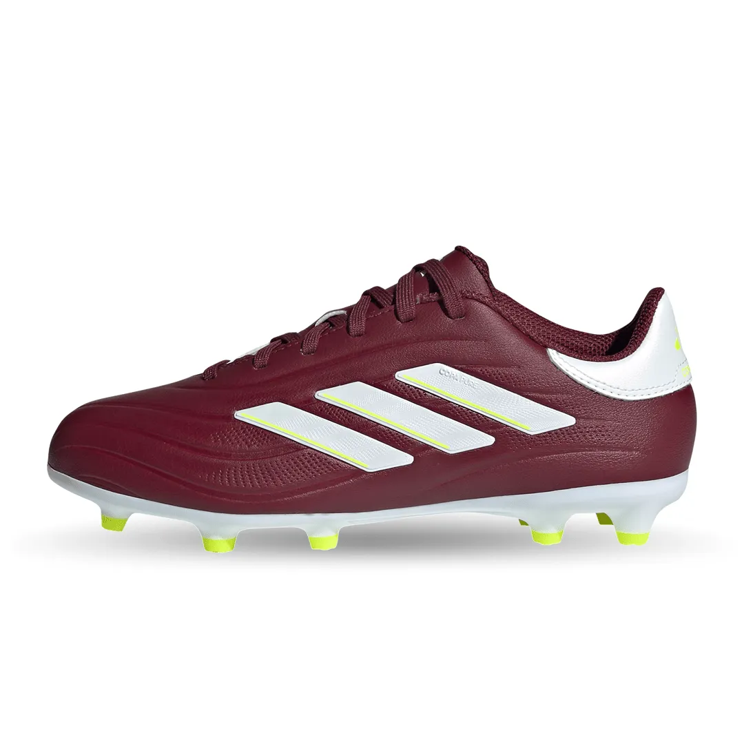 Copa Pure 2 League Youth FG - Energy Citrus Pack (IE7494) Cleats With Wide Toe Box Soccer