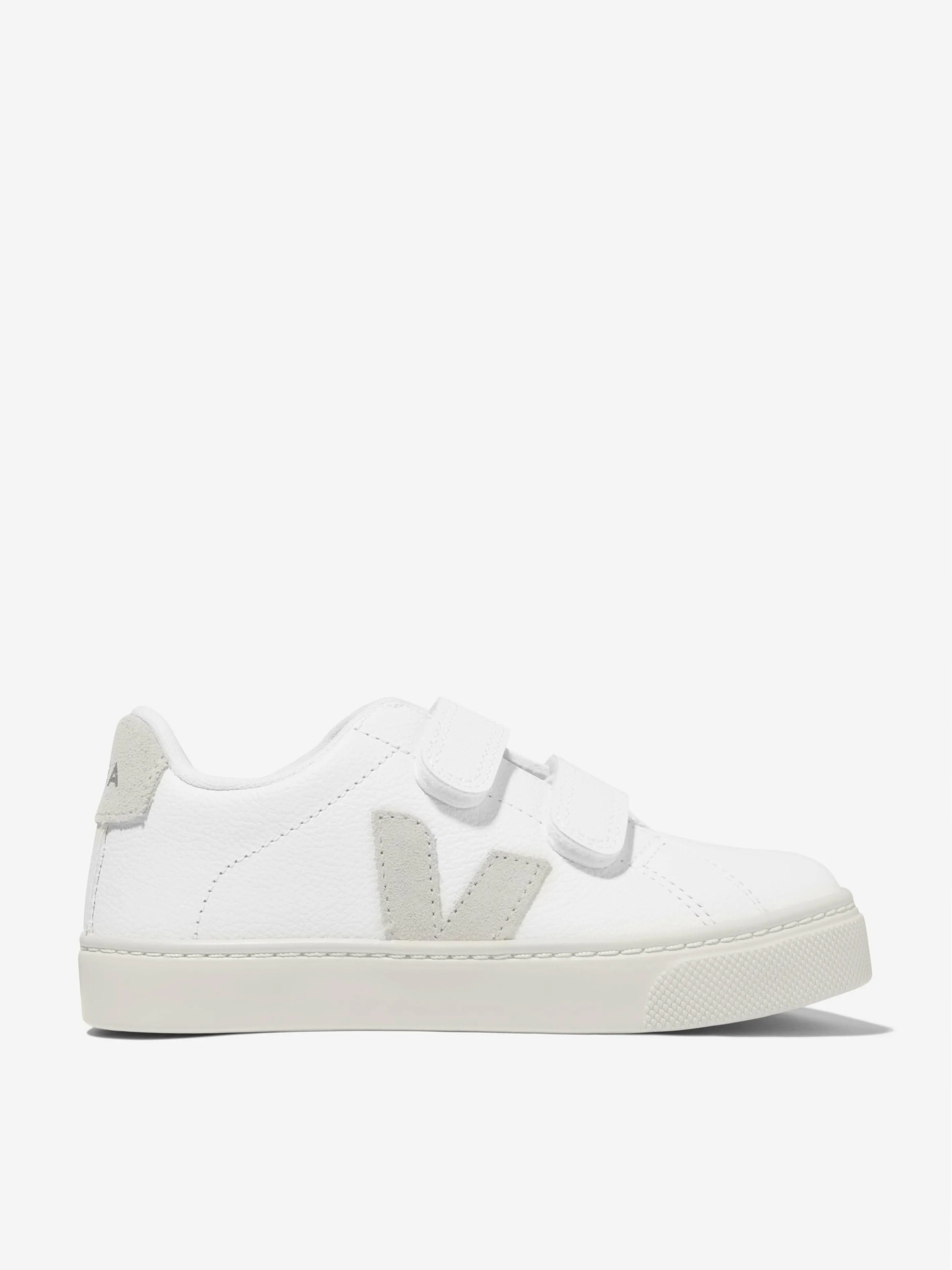 Veja Kids ChromeFree Leather Esplar Trainers in White New Balance Gym Training Shoes