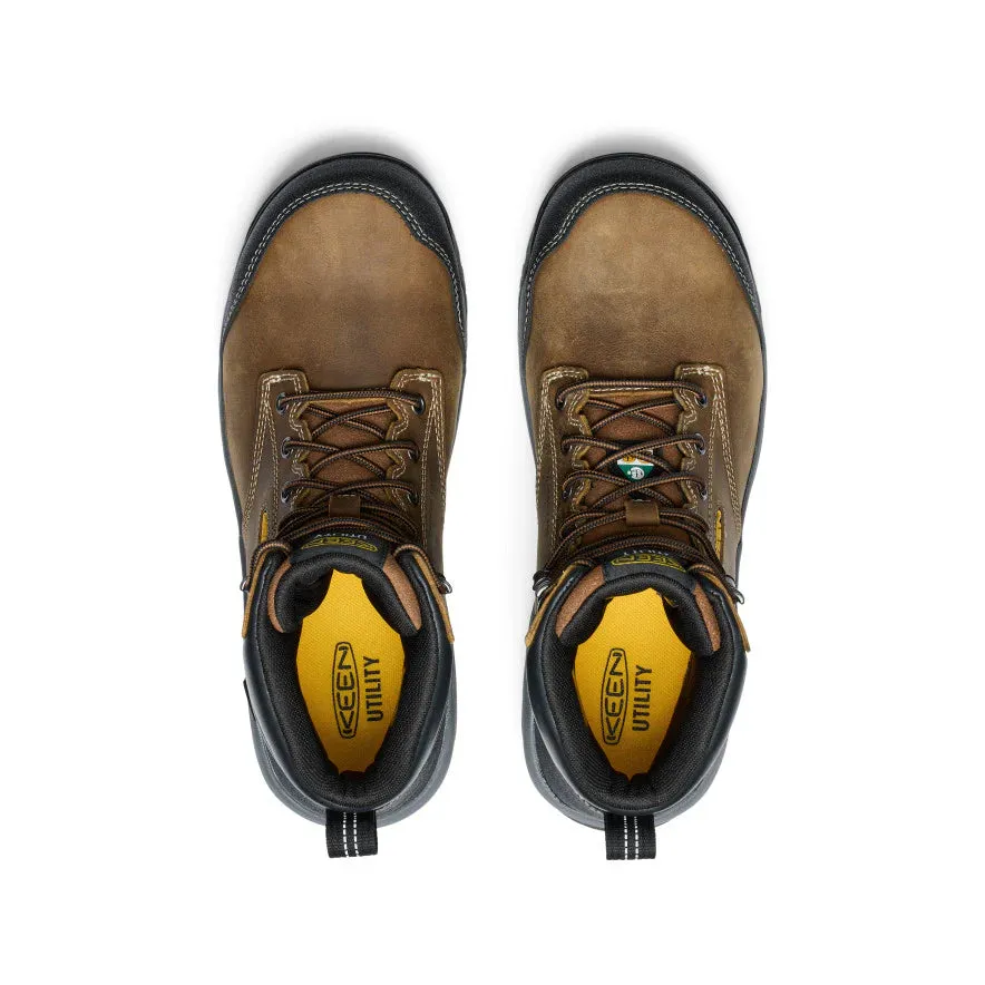 Stiletto Heel Boots KEEN WOMENS EVANSTON 6" SAFETY TOE - BISON