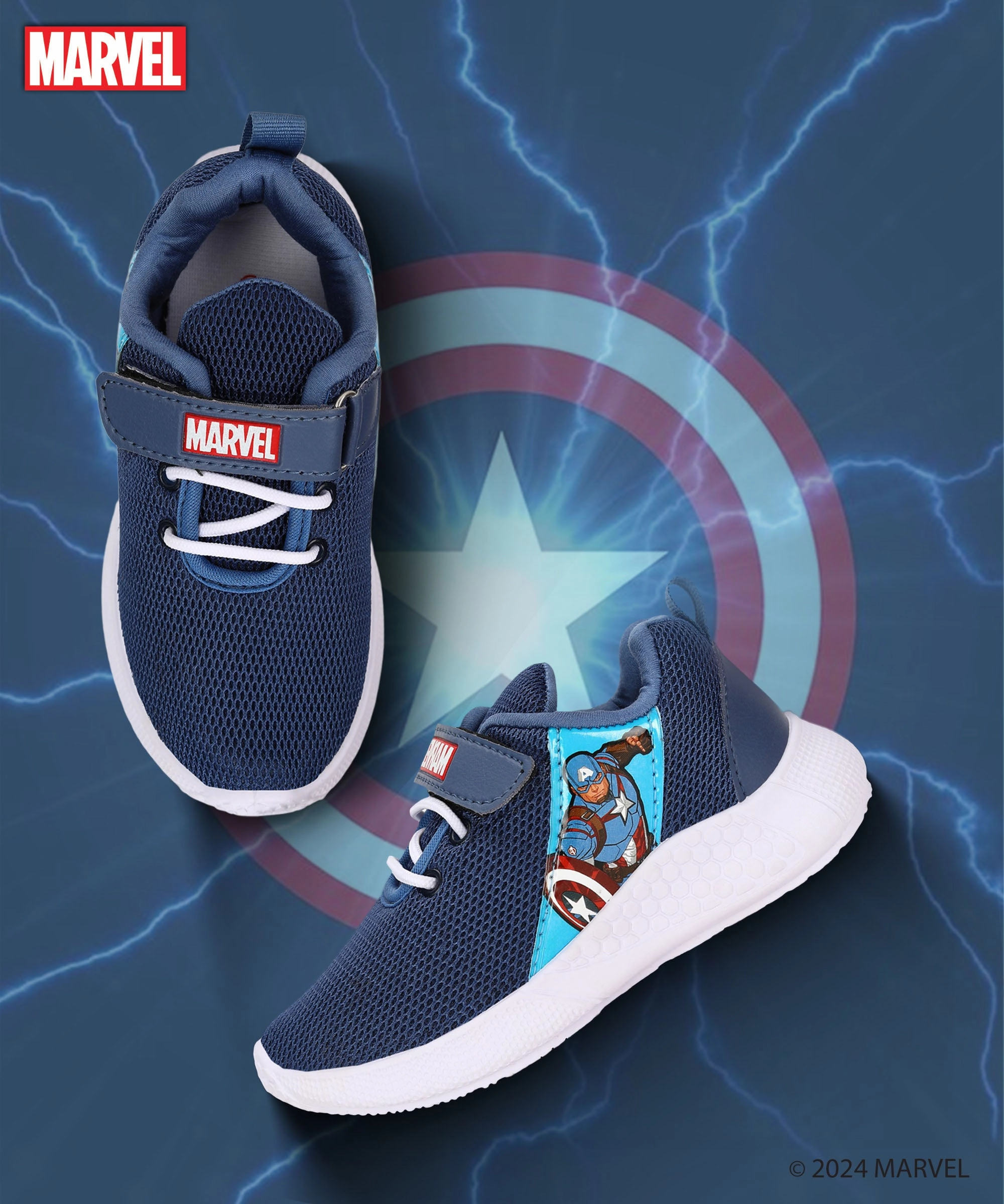 Marvel Captain America MK8011K Kids' Casual Shoes | Comfortable and Stylish Footwear for Boys | Ideal for Everyday Use Trail Running Shoes 10.5