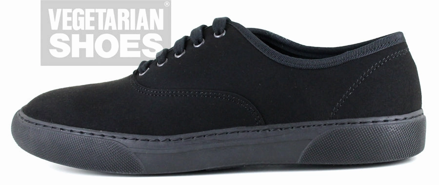 Kennedy Sneaker in Black from Vegetarian Shoes Frenzy Skate