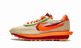 Pegasus Shoes Nike Nike LD Waffle Sacai Clot Net Orange Blaze