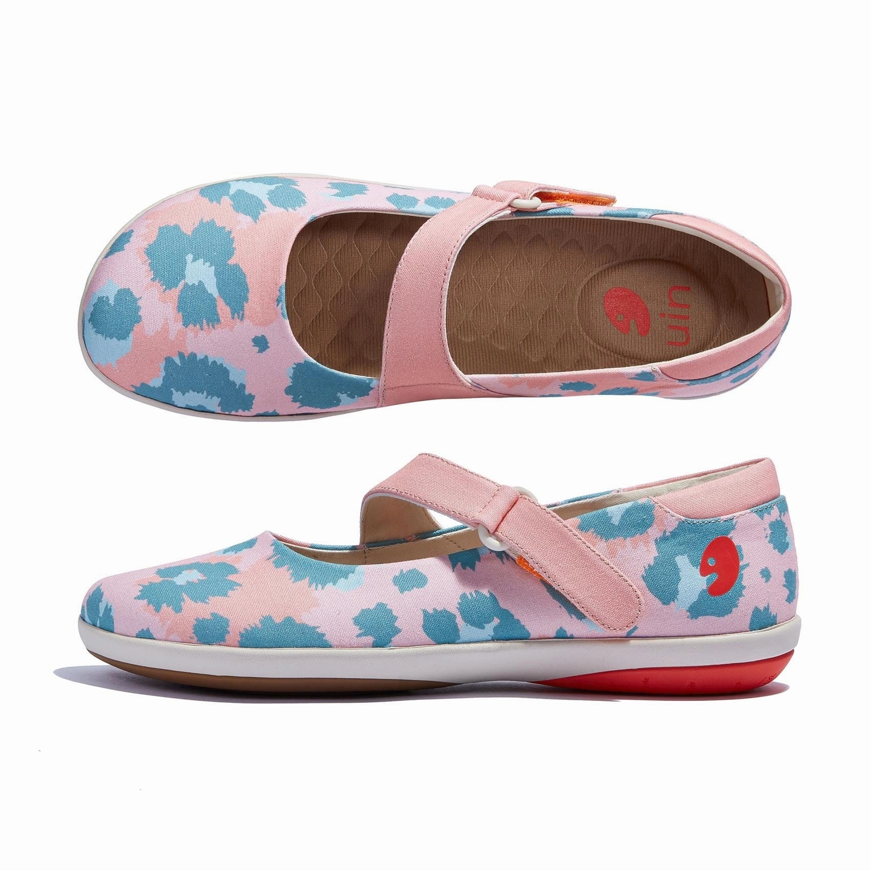 Pink Blue Leopard Illetes III Women Fall Business Shoes