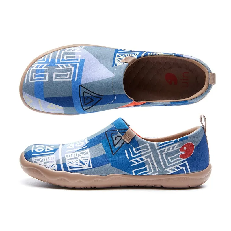 Pointed Casual Shoes Egyptian Symbols Toledo I Men