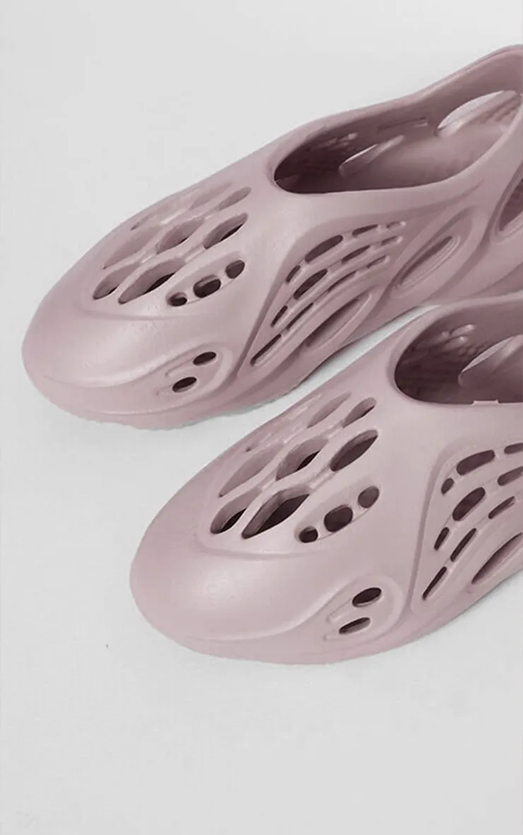 Taupe Cut Out Slip On Sliders Best Slippers With Arch Support