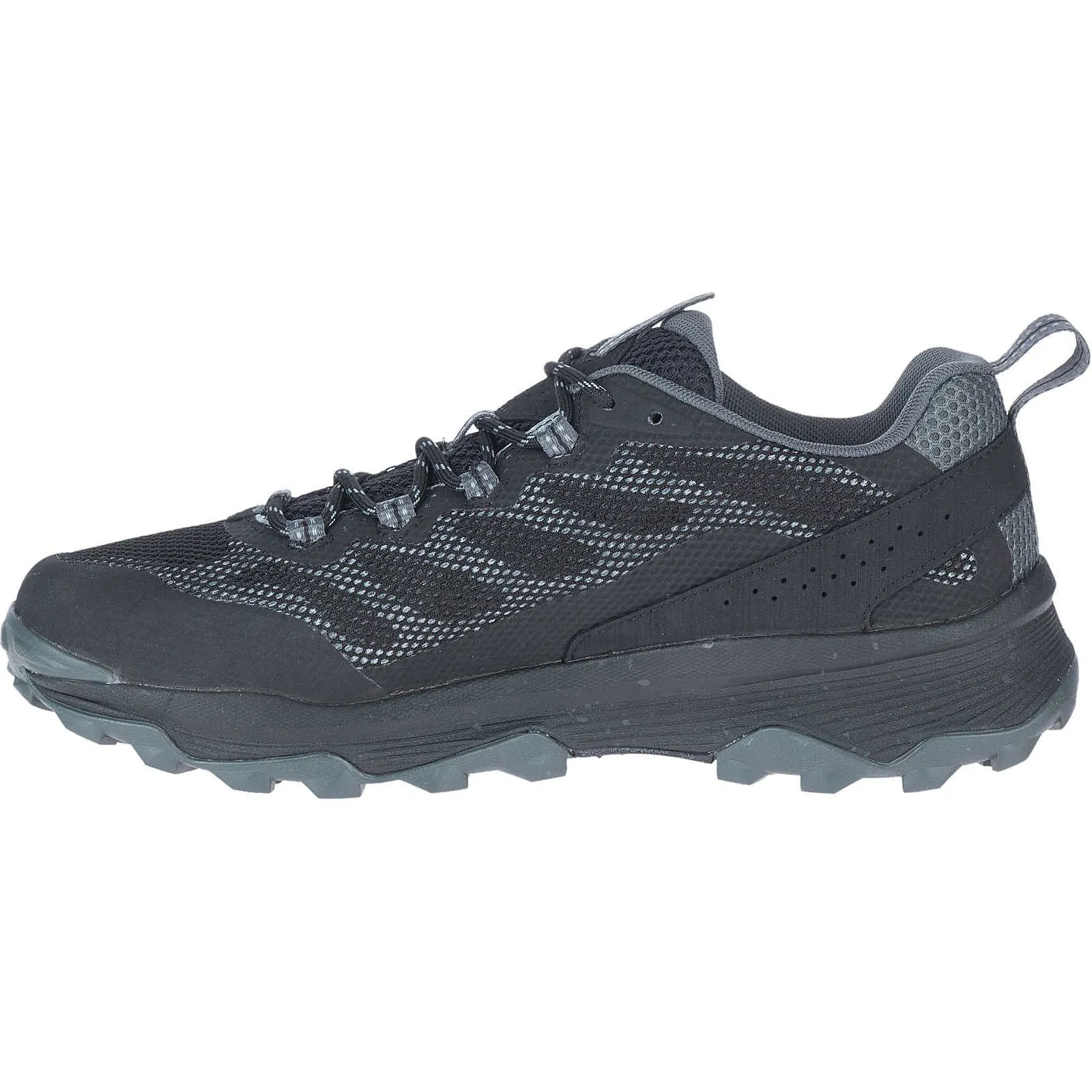 Trail Running Shoes With Carbon Fiber Plate Merrell Speed Strike GORE-TEX Mens Walking Shoes - Black