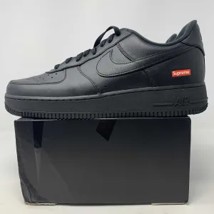 Nike Supreme Air Force 1 Black Purple Nike Athletic Shoes