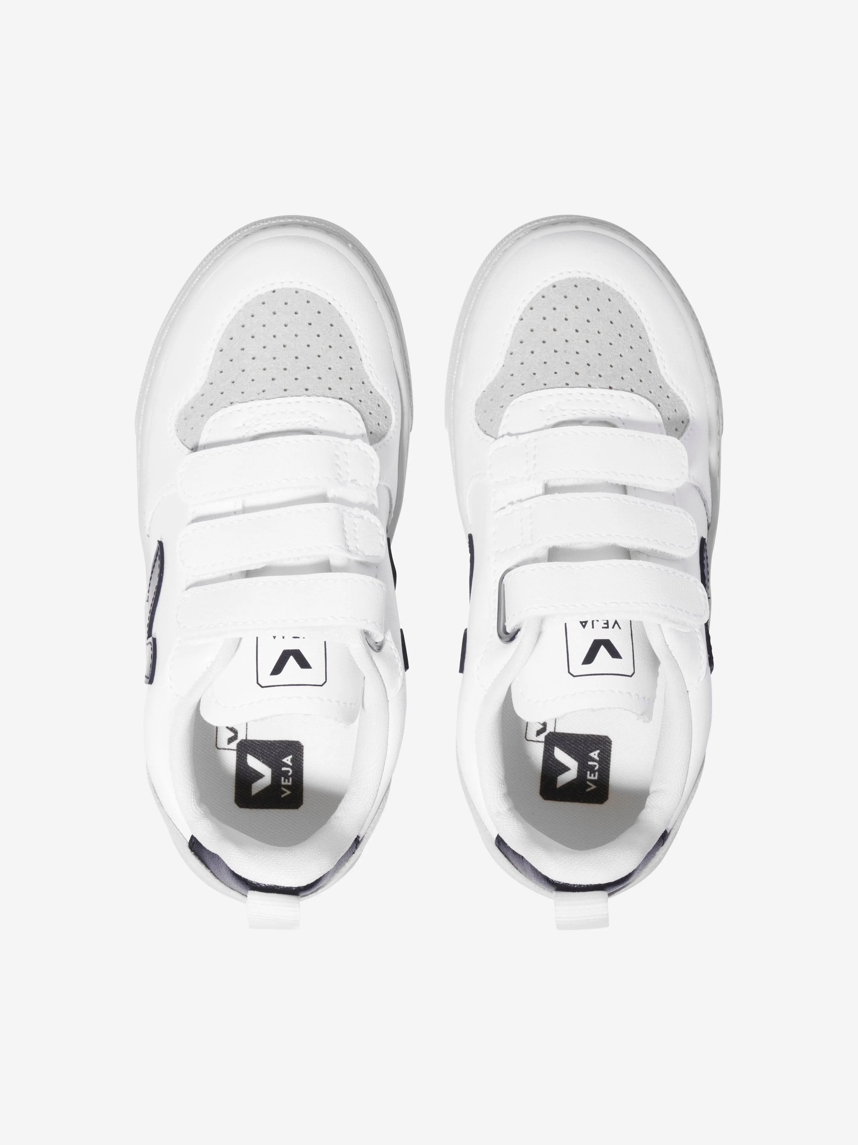 Feiyue Wushu Training Shoes Veja Kids Canvas V-10 Trainers in White