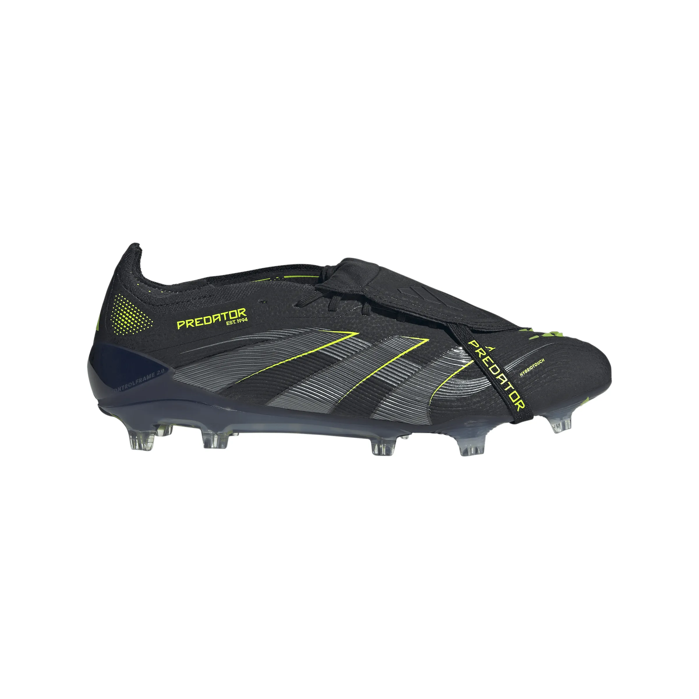 Best Soccer Cleats Wide Feet adidas Predator Elite FT FG Firm Ground -Core Black/Carbon/Lucid Lemon