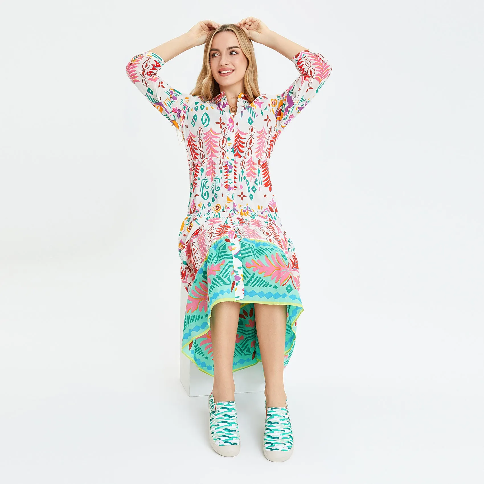 Van Gogh Wheatfield with Cypresses V2 Cadiz Women Pure Skate